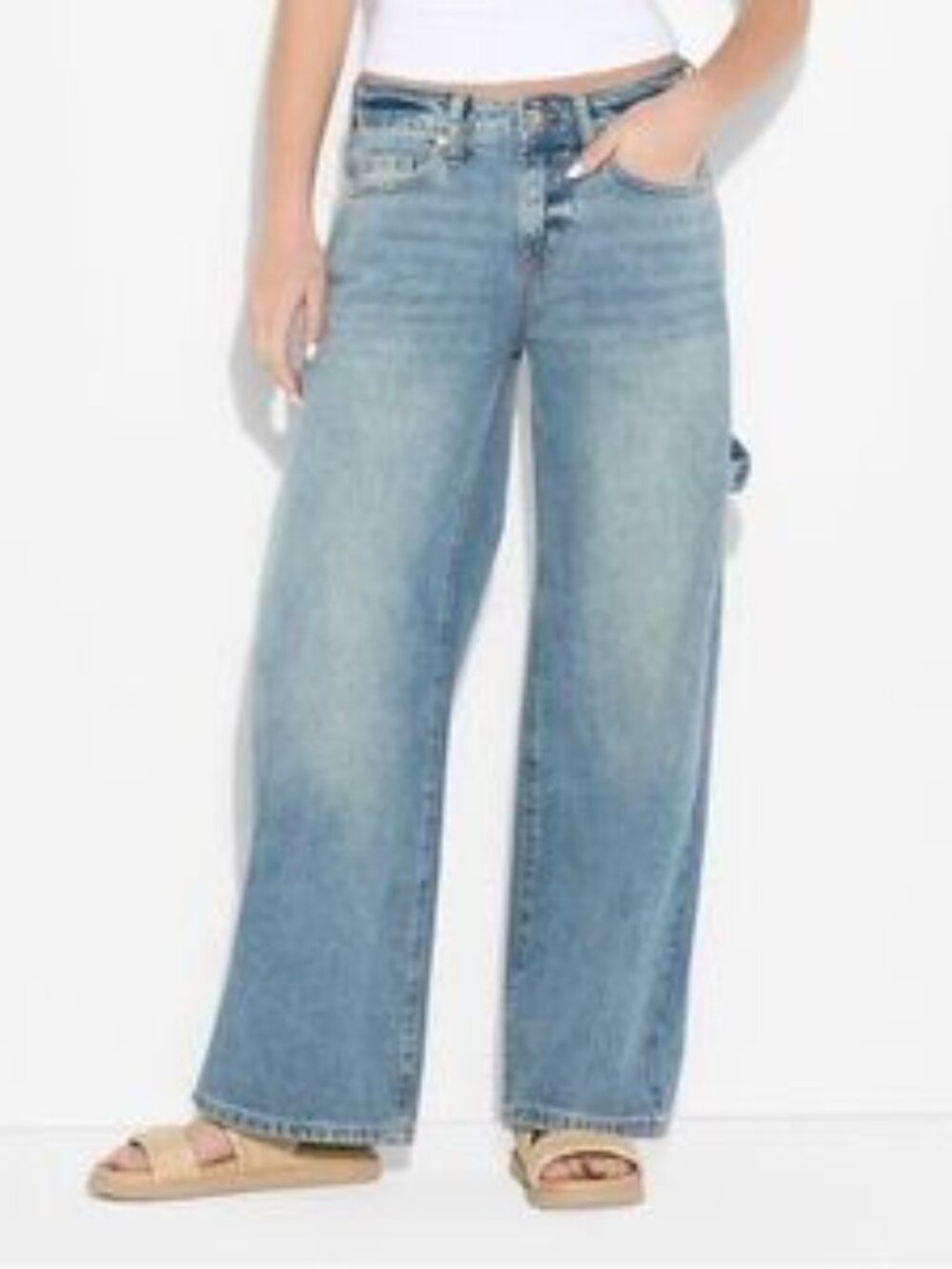 Wild Fable Low Rise Baggy Rigid Jeans